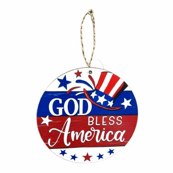 God Bless America Top Hat Sign