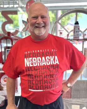 Nebraska Repeat Red Short Sleeve T-Shirt MD