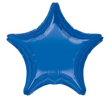 Foil 19" Star Dark Blue