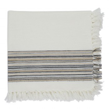 Fringed Napkin Black