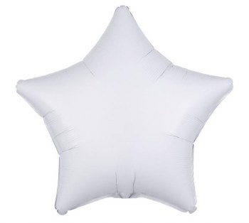 Foil 19" Star White