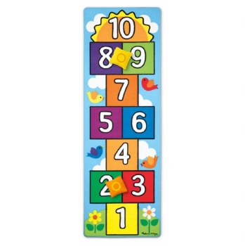 Hop &amp; Count Hopscotch Rug