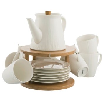 Pekoe 13 Pc Tea Set &amp; Stand