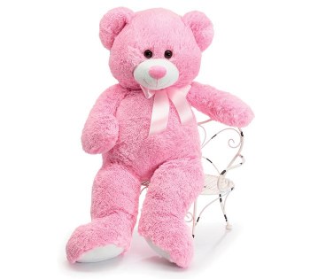 Plush 36" Pink Jumbo Bear
