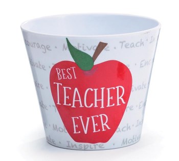 Pot Cover 4" Best Teacher