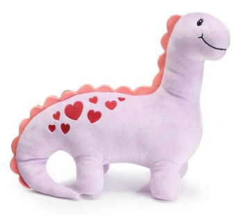 Plush Valentine Brontosaurus