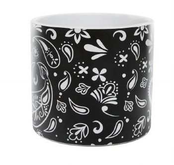 Pot Black &amp; White Bandana