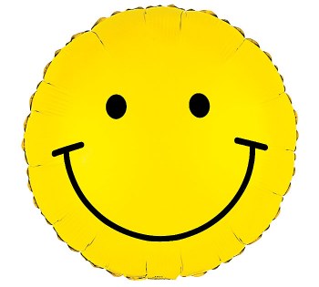 Foil Balloon 17" Smiley Face
