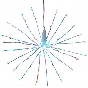 12" 120-Light RGB Color Changing Twinkle Starburst Light