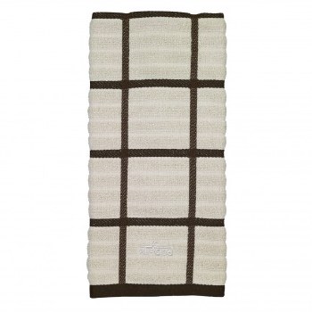 All-Clad Kitchen Towel - Check Almond
