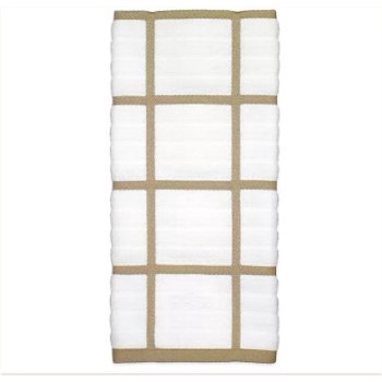 All-Clad Kitchen Towel Check Cappuccino