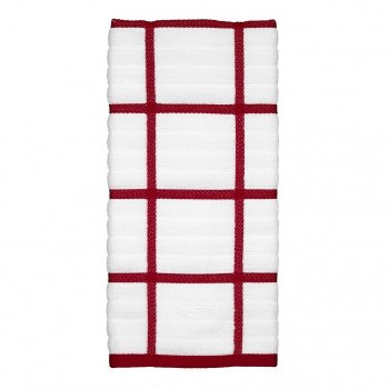 All-Clad Kitchen Towel - Check Chili