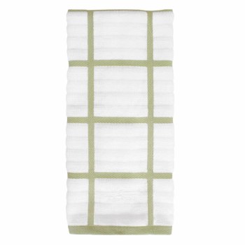 All-Clad Kitchen Towel Check Fennel