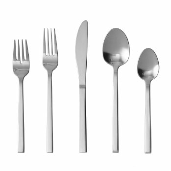 Flatware Arezzo Brushed 5 Piece Place Setting