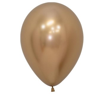 Latex Balloon 11" Reflex Gold