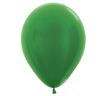 Latex Balloon 11" Metallic Green