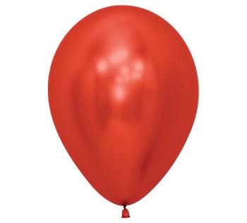 Latex Balloon 11" Reflex Crystal Red