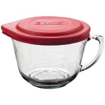 Glass Batter Bowl with Lid 2 qt.