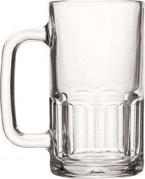 Glass Beer Mug with Handle 25oz