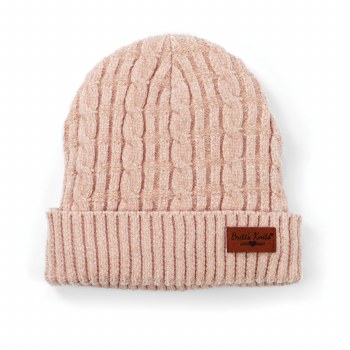 Soft Chenille Hat Blush