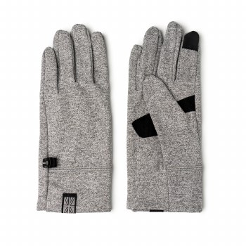 Britt's Knits Thermal Tech Gloves Gray SM/MD