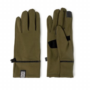 Britt's Knits Thermal Tech Gloves Olive SM/MD