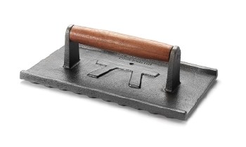 Cast Iron Grill Press Rect.