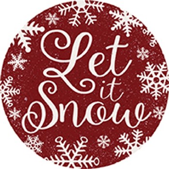 Car Coaster Let It Snow