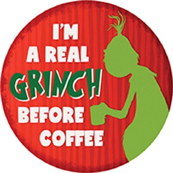 Car Coaster Grinch Coffee