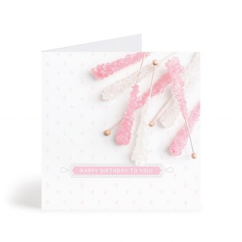 Card Birthday Rock Candy 6x6