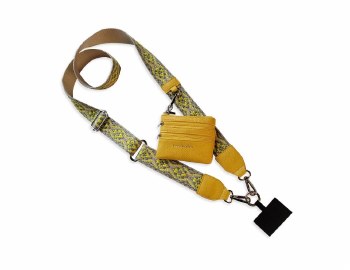 Clip &amp; Go Strap Yellow Pattern