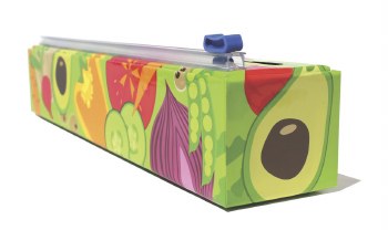 Chic Wrap Plastic Wrap Dispenser - Veggies