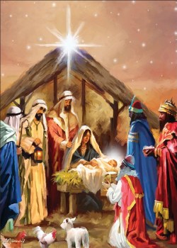 Christmas Card Set of 10 Nativity