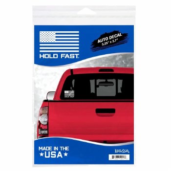 Hold Fast Flag Decal 7.5"