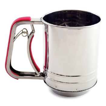 Flour Sifter Stainless Steel 3 Cup
