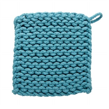 Crochet Trivet Turquoise