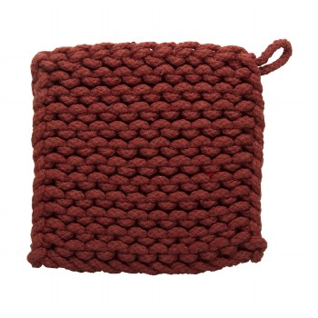 Crochet Trivet Chestnut