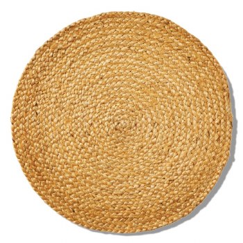 Hemp Braided Placemat Ochre