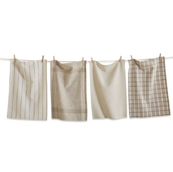 Canyon Dishtowel Set of 4 White Multi