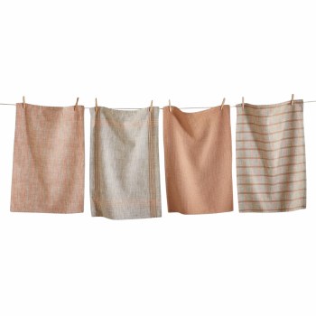 Canyon Dishtowel Set of 4 Blush