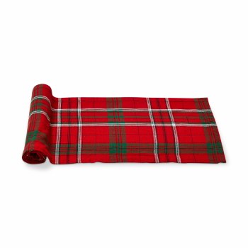 Runner Sleigh Ride Reg &amp; Green Plaid