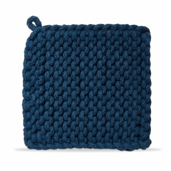 Crochet Trivet Blue
