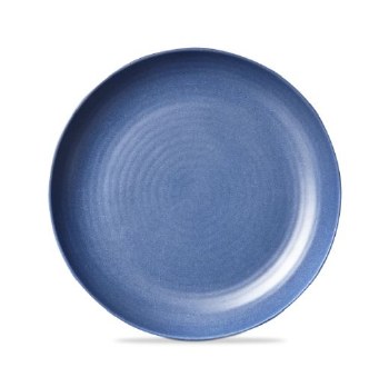Brooklyn Melamine Dinner Plate Blue Denim