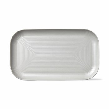 Brooklyn Melamine Platter Light Gray