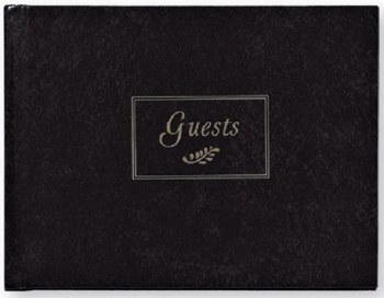 Black Guest Book