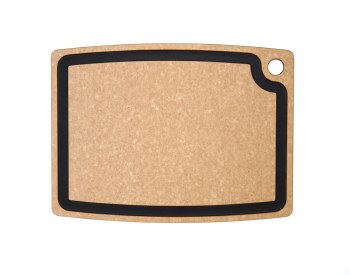 Gourmet Series Cutting Board 18x13 Natural/Slate with Groove