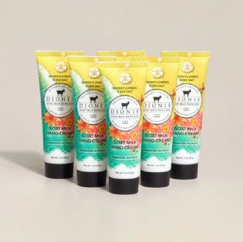 Goat Milk Hand Cream 1oz Water Flowers &amp; Sea Salt