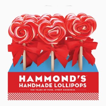 Heart Lollipop Strawberry Shortcake - 1 Lollipop