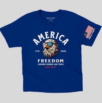Hold Fast Kidz T-Shirt American Eagle - Large