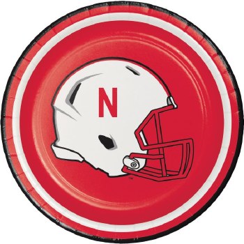 University of Nebraska Cornhuskers 7" Dessert Plates 8 Ct.